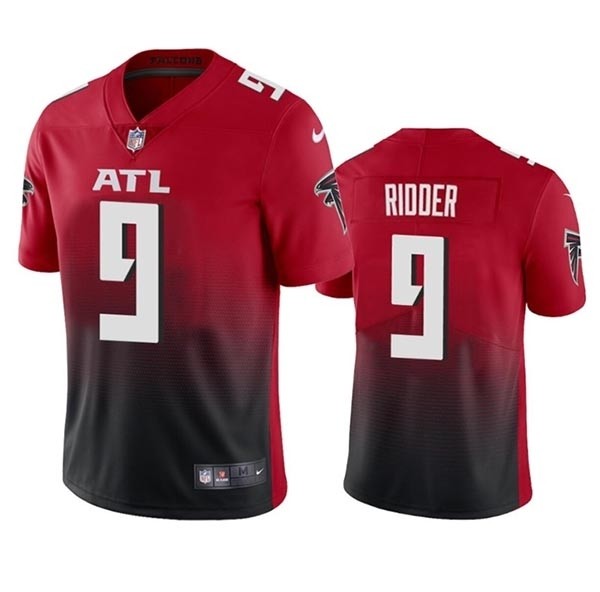 Men's Atlanta Falcons #9 Desmond Ridder Red Black Vapor Untouchable Limited Stitched Football Jersey