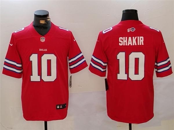 Men's Buffalo Bills #10 Khalil Shakir Alternate Red Vapor Limited Jersey