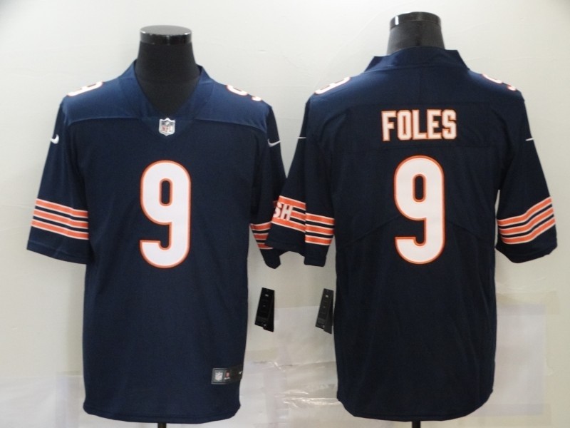 Nike Bears #9 Nick Foles Navy Vapor Untouchable Limited Jersey