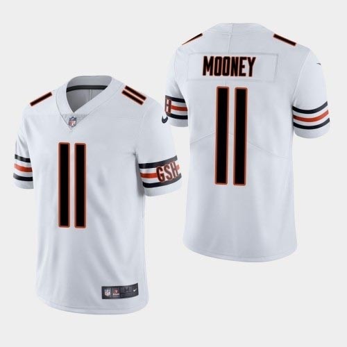 Men's Bears #11 Darnell Mooney White Vapor Untouchable Limited Jersey