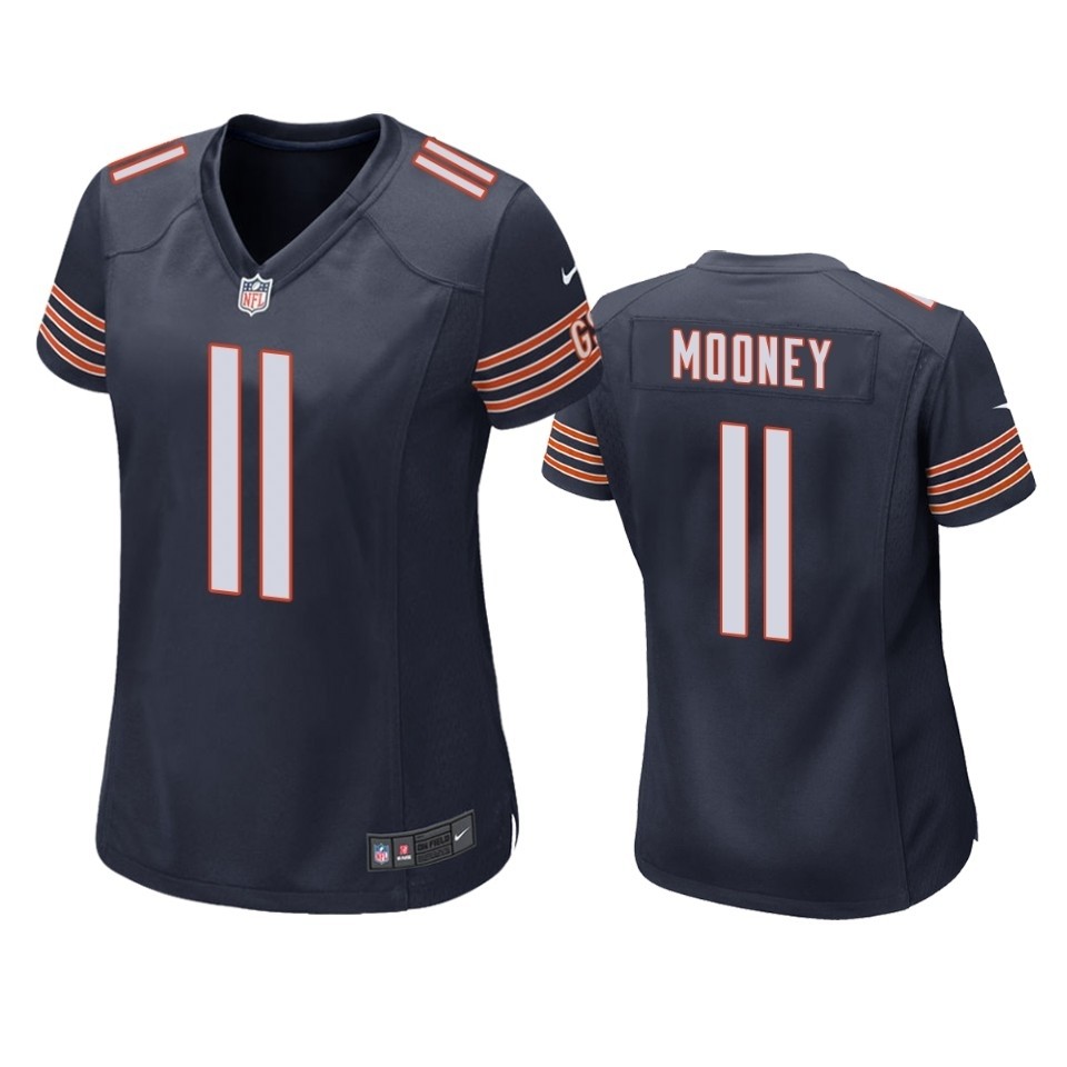 Women's Chicago Bears #11 Darnell Mooney Navy Jersey