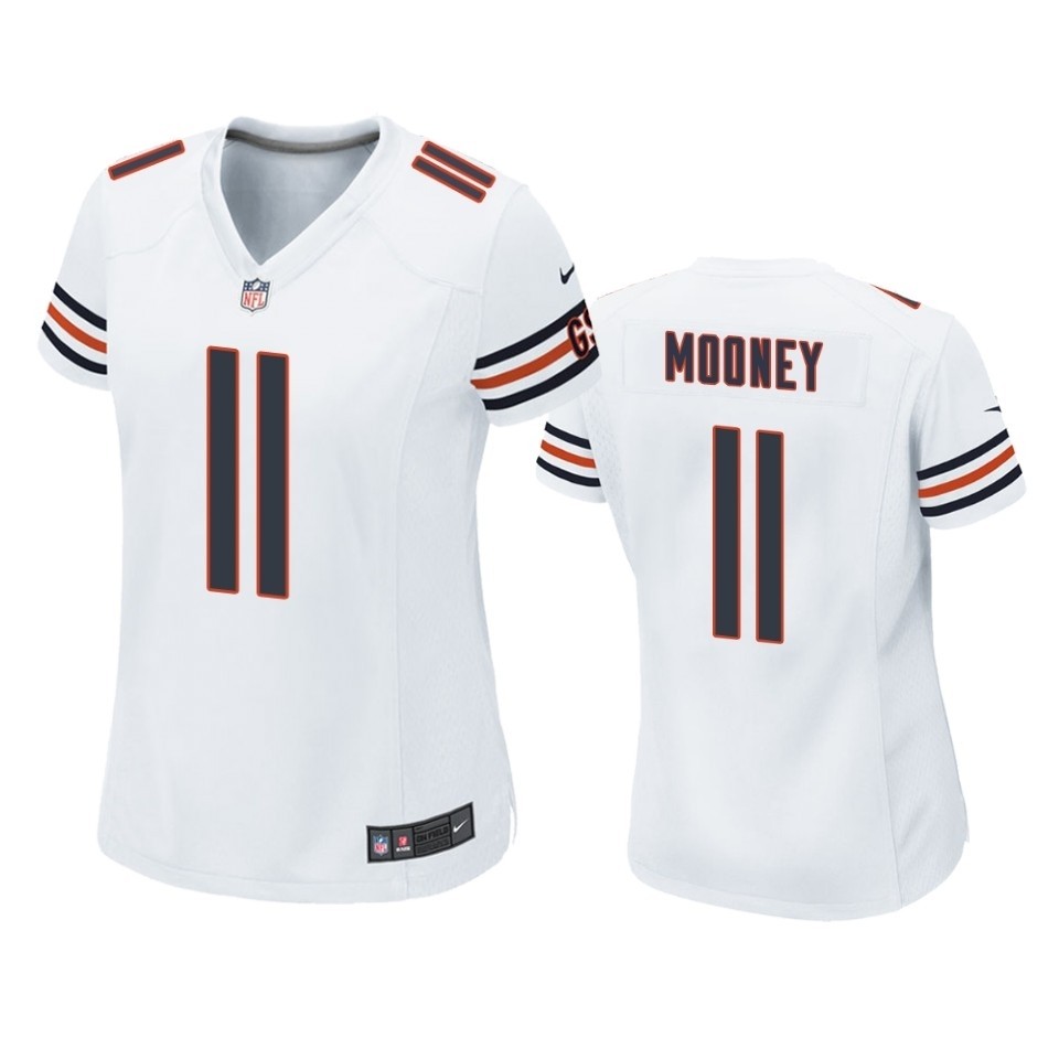 Women's Chicago Bears #11 Darnell Mooney White Jersey