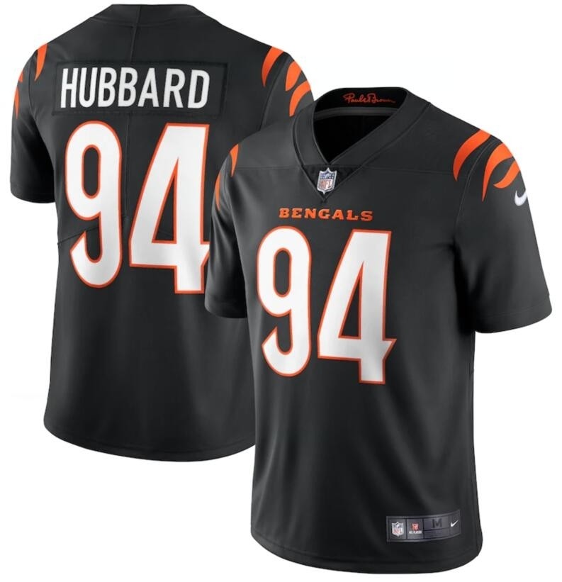 Nike Bengals #94 Sam Hubbard Black Vapor Limited New Jersey