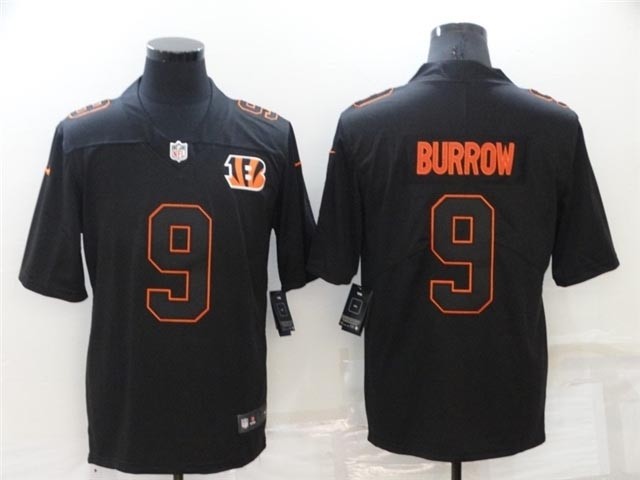 Cincinnati Bengals #9 Joe Burrow Black Vapor Limited Jersey