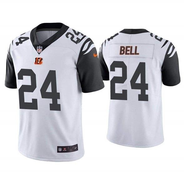 Men's Cincinnati Bengals #24 Vonn Bell White Vapor Untouchable Limited Stitched Jersey