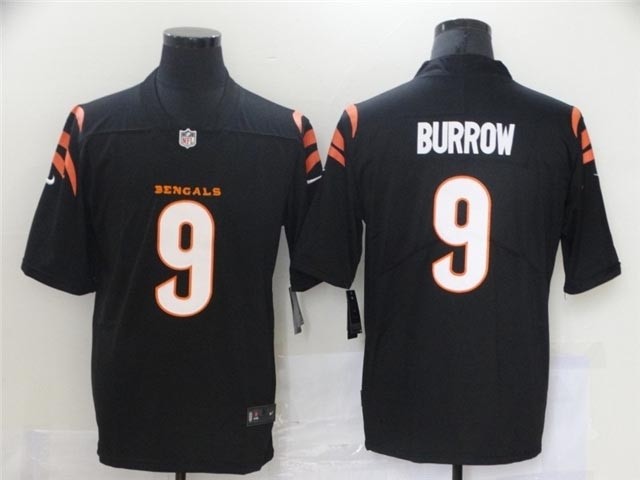 Youth Cincinnati Bengals #9 Joe Burrow Black Vapor Limited Jersey