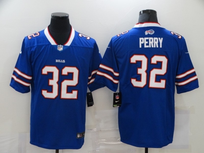 Nike Bills #32 Senorise Perry Royal Blue Team Color Men's Vapor Untouchable Limited Jersey