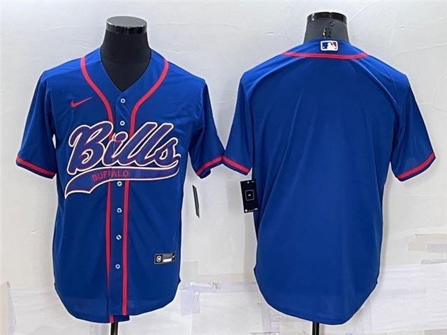 NFL Buffalo Bills Blue Baseball Cool Base Team Jersey