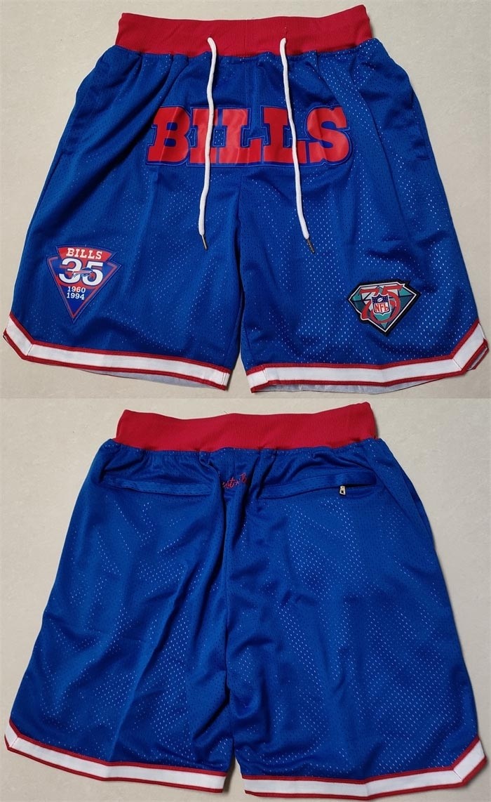 Men's Buffalo Bills Blue Shorts