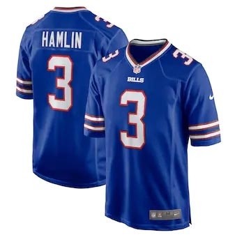 Men's Buffalo Bills #3 Damar Hamlin Royal Vapor Untouchable Limited Stitched Jersey