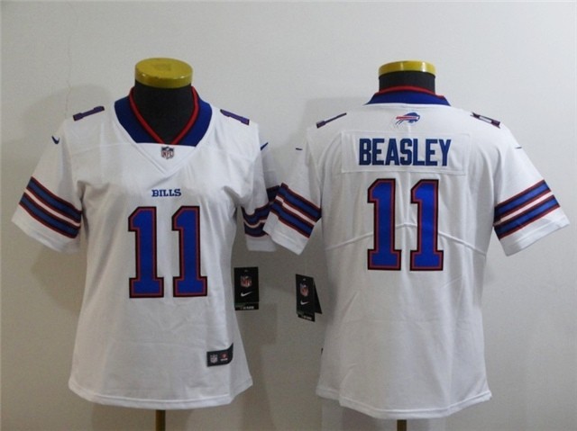 Women Bills #11 Cole Beasley White Vapor Untouchable Limited Jersey