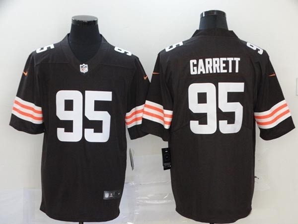 NFL Cleveland Browns Garrett #95 brown Vapor Untouchable Limited Jersey