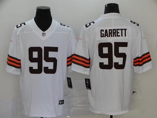 NFL Cleveland Browns Garrett #95 white Vapor Untouchable Limited Jersey