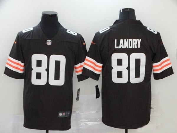 NFL Cleveland Browns Landry #80 brown Vapor Untouchable Limited Jersey