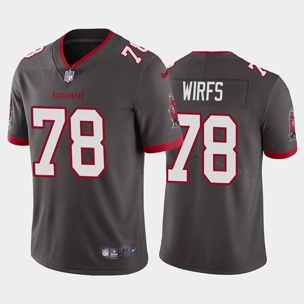 Nike Buccaneers #78 Tristan Wirfs Gray 2020 NFL Draft First Round Pick Vapor Untouchable Limited Jersey