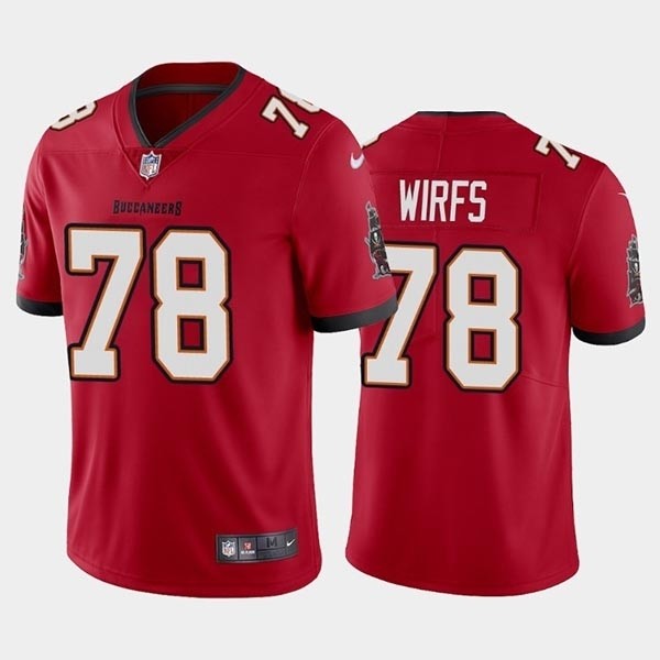 Nike Buccaneers #78 Tristan Wirfs Red 2020 NFL Draft First Round Pick Vapor Untouchable Limited Jersey