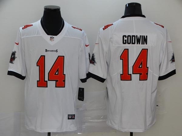 NFL Tampa Bay Buccaneers Godwin #14 white New Vapor Untouchable Limited Jersey