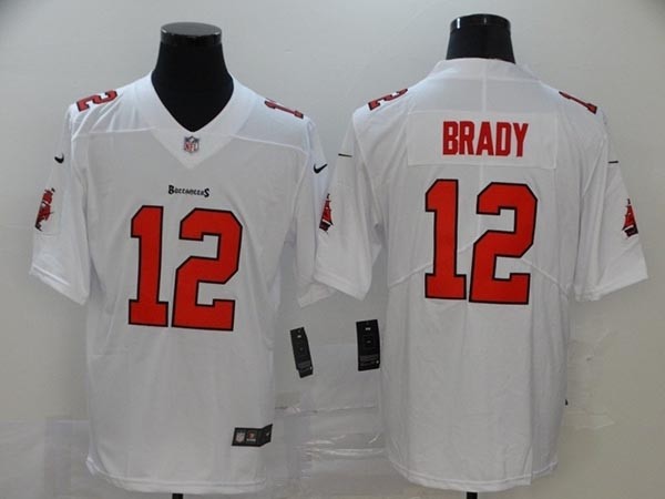 NFL Tampa Bay Buccaneers Brady #12 white Vapor Untouchable Limited Jersey