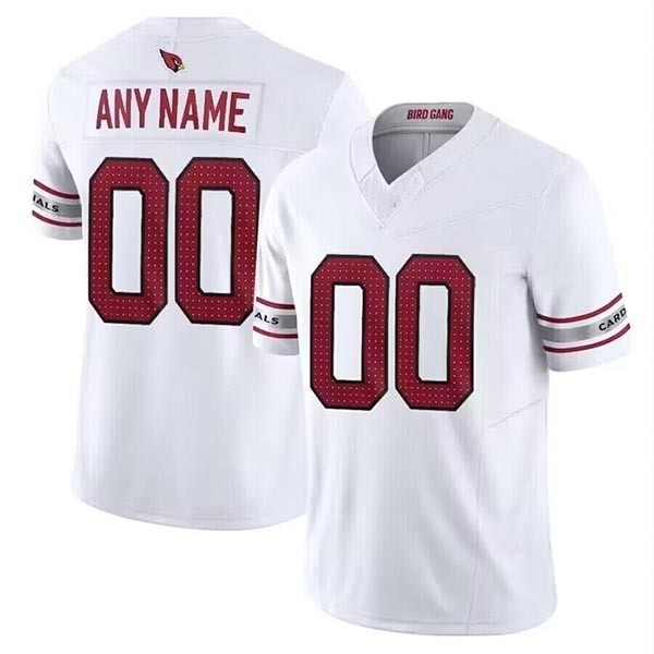 Men's Arizona Cardinals ACTIVE PLAYER Custom White 2023 F.U.S.E. Vapor Untouchable Stitched Football Jersey(Name and number remark in comment column)