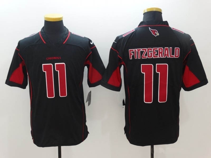 NFL Arizona Cardinals #11 Fitzgerald black Rush Limited Jersey