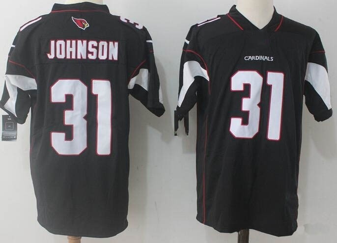 NFL Arizona Cardinals #31 David Johnson Black Vapor Untouchable Limited Jersey