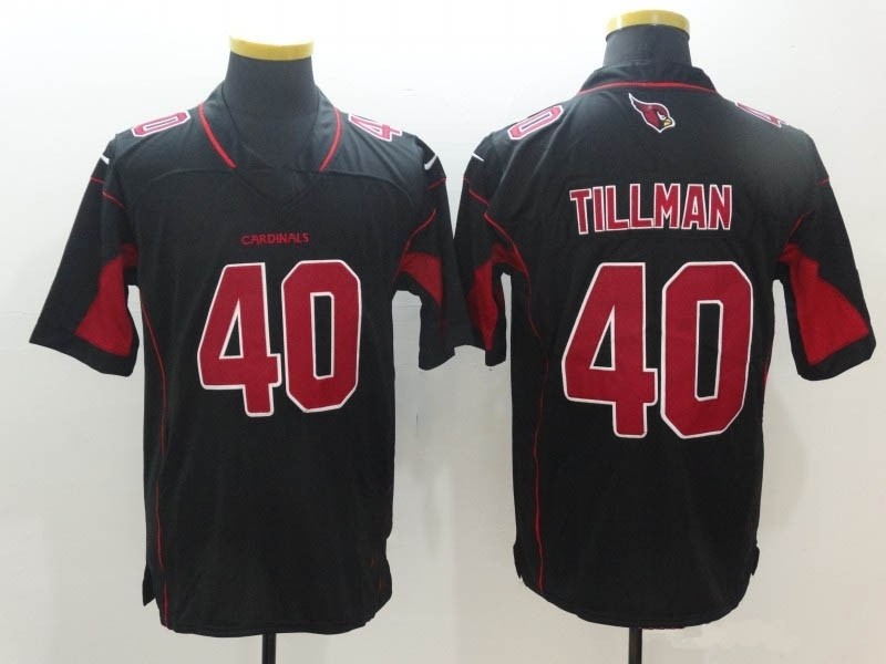 NFL Arizona Cardinals #40 Pat Tillman black Rush Limited Jersey