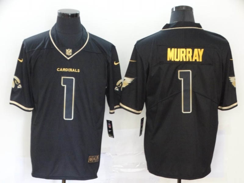 NFL Arizona Cardinals Kyler Murray #1 Black  Gold Vapor Untouchable Limited Jersey