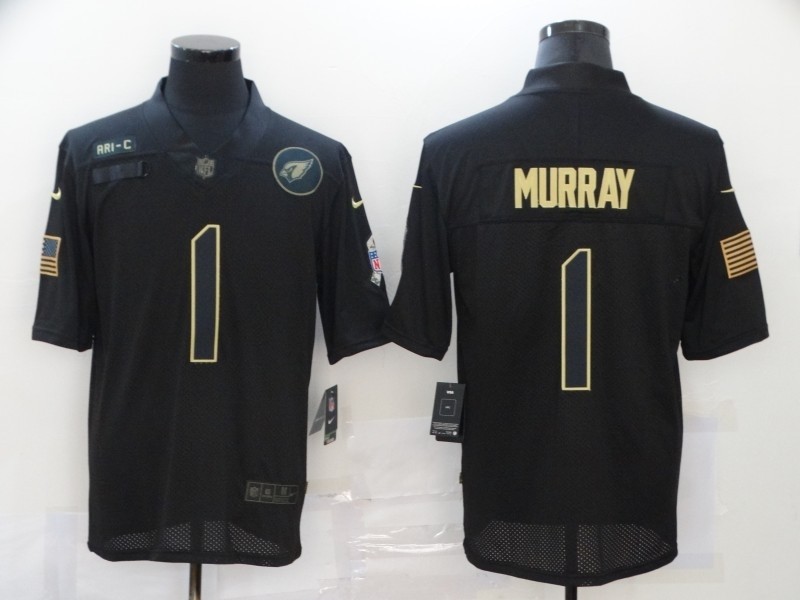 Nike Cardinals #1 Kyler Murray Black 2020 Salute To Service Limited Jersey