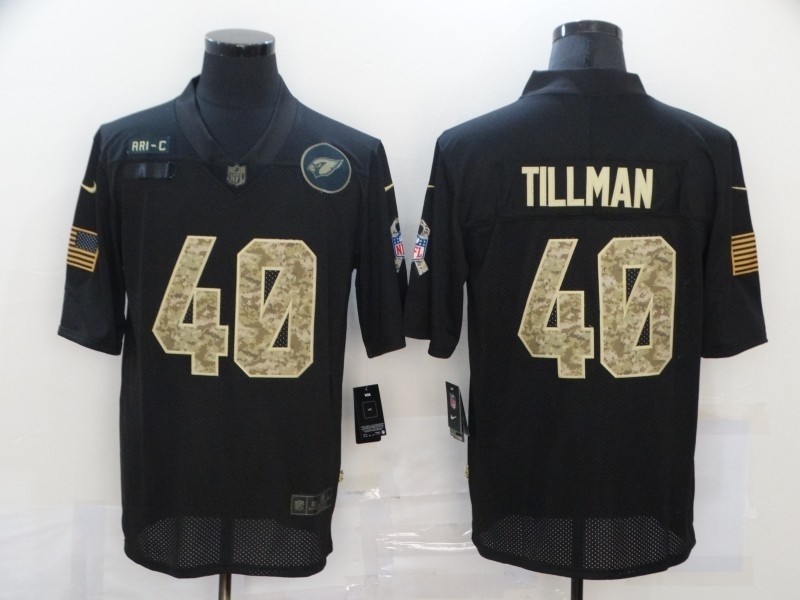 Nike Cardinals #40 Pat Tillman Black Camo 2020 Salute To Service Limited Jersey