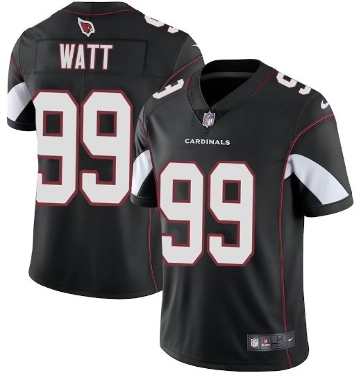 Men's Arizona Cardinals #99 J. J. Watt Black Vapor Untouchable Limited Jersey