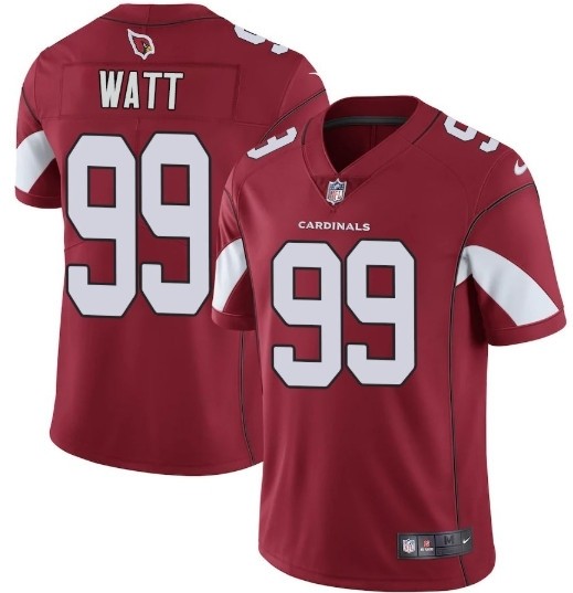 Men's Arizona Cardinals #99 J. J. Watt Red Vapor Untouchable Limited Jersey