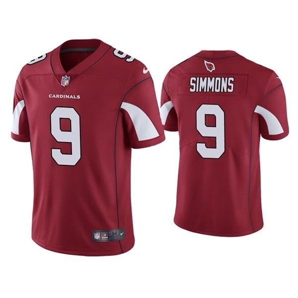 Men's Arizona Cardinals #9 Isaiah Simmons Red Vapor Untouchable Limited Stitched Jersey