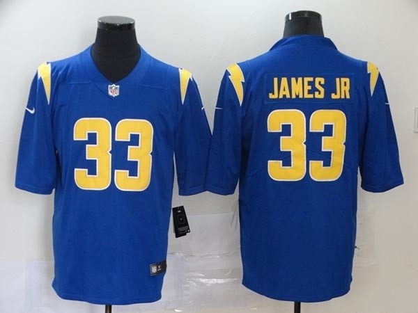 Nike Chargers James Jr #33 Royal Vapor Untouchable Limited Jersey