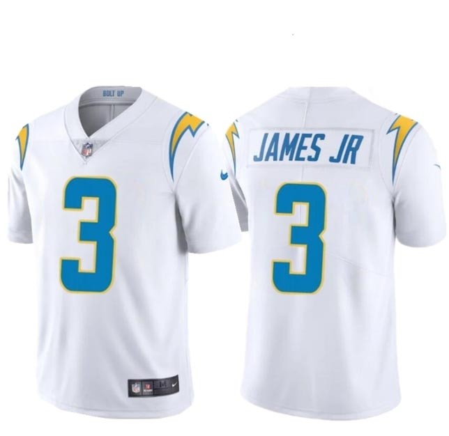 Men's Los Angeles Chargers #3 Derwin James Jr. White Vapor Untouchable Limited Stitched Jersey