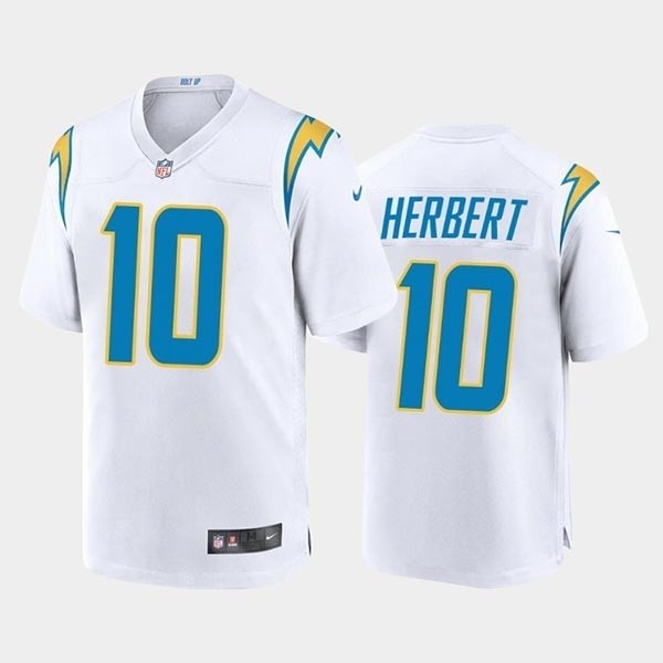 Youth Nike Chargers #10 Justin Herbert White 2020 NFL Draft First Round Pick Vapor Untouchable Limited Jersey