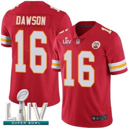 Chiefs #16 Len Dawson Red Team Color Super Bowl LIV Bound Men's Stitched Football Vapor Untouchable Limited Jersey