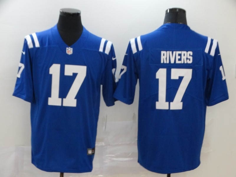 NFL Indianapolis Colts #17 Philip Rivers Blue Vapor Untouchable Limited Jersey