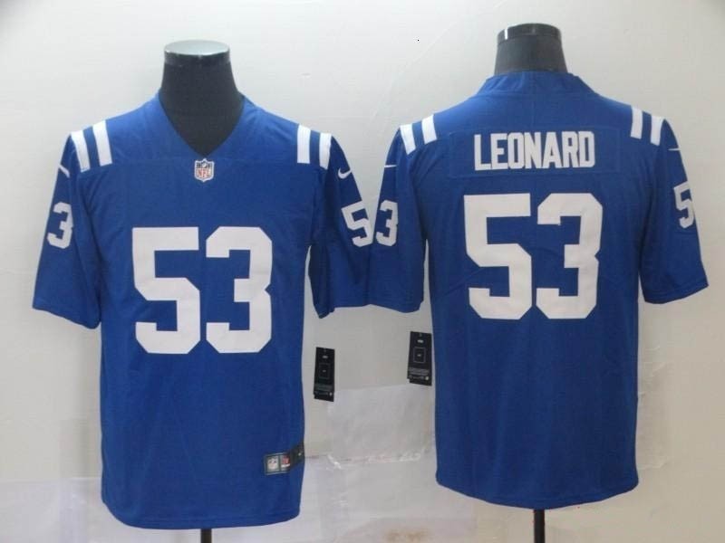 NFL Indianapolis Colts #53 Darius Leonard blue Vapor Untouchable Limited Jersey