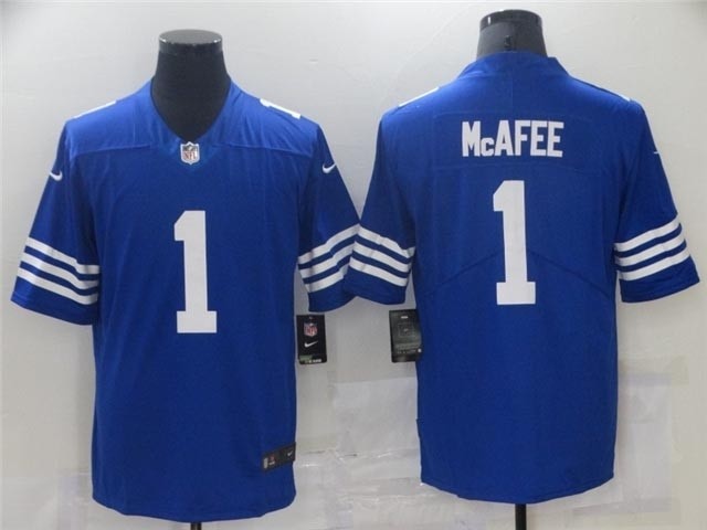 Indianapolis Colts #1 Pat McAfee Blue Alternate Vapor Limited Jersey