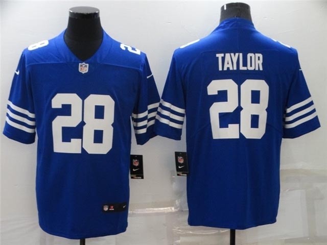 Indianapolis Colts #28 Jonathan Taylor Blue Alternate Vapor Limited Jersey