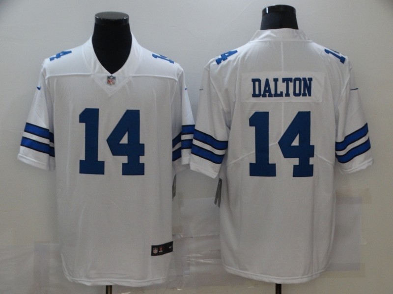 Nike Cowboys #14 Andy Dalton White Vapor Untouchable Limited Jersey