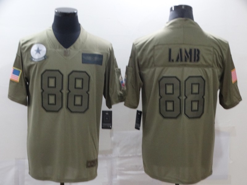 Nike Cowboys #88 Ceedee Lamb Camo Stitched Football Limited 2019 Salute to Service Jersey