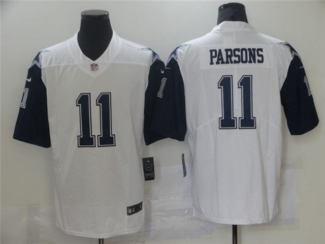 Dallas Cowboys #11 Micah Parsons White Alternate Vapor Limited Jersey