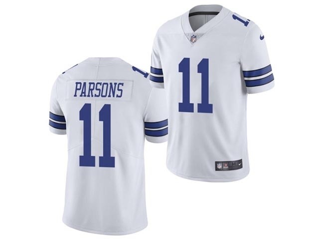 Dallas Cowboys #11 Micah Parsons White Vapor Limited Jersey