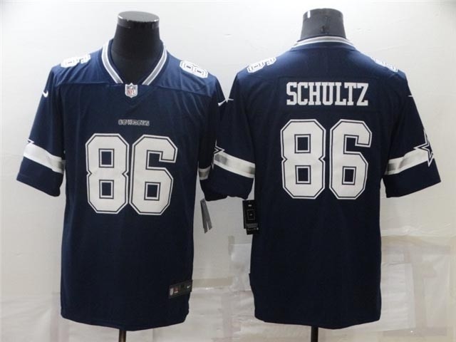 Dallas Cowboys #86 Dalton Schultz Blue Vapor Limited Jersey