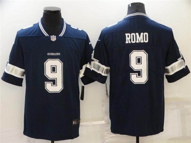 Dallas Cowboys #9 Tony Romo Blue Vapor Limited Jersey