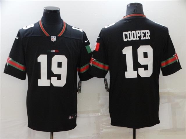 Dallas Cowboys #19 Amari Cooper Black Mexico Vapor Limited Jersey