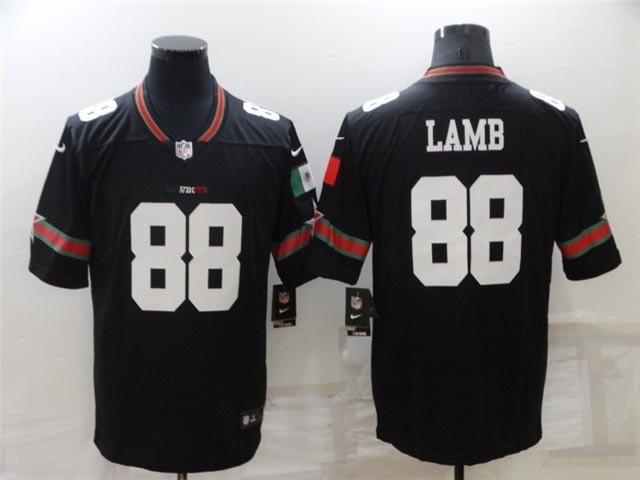 Dallas Cowboys #88 CeeDee Lamb Black Mexico Vapor Limited Jersey