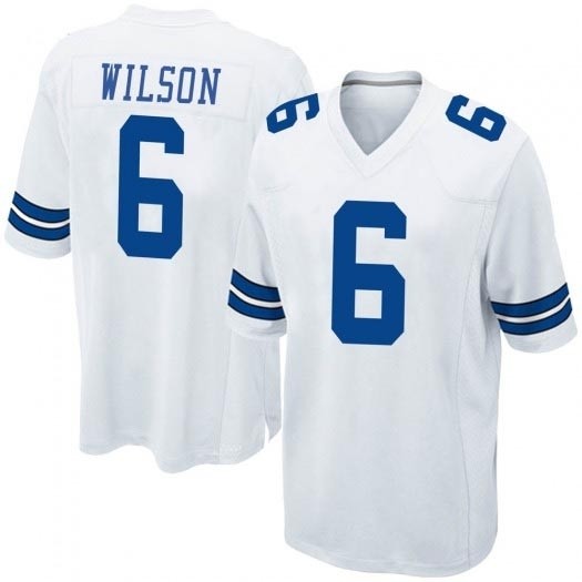 Men's Dallas Cowboys #6 Donavan Wilson White Stitched Vapor Untouchable Limited Jersey