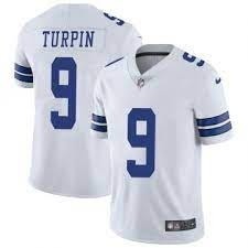 Men's Dallas Cowboys #9 KaVontae Turpin White Limited Jersey